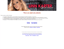 Tablet Screenshot of kagneylinnkarter.com